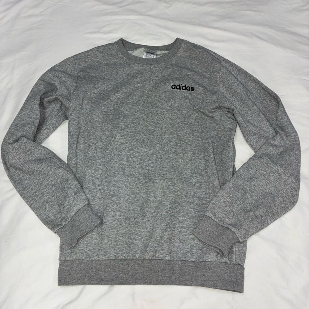 Adidas Grey Crewneck Size Small